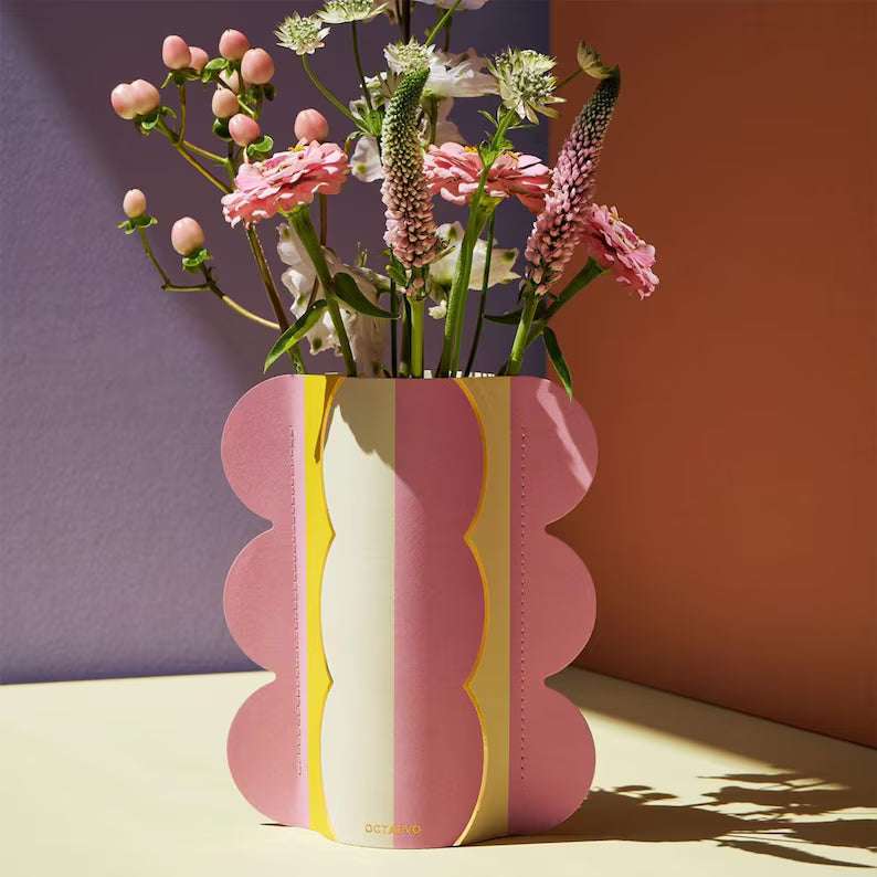 Mini Paper Vase Riviera Wave