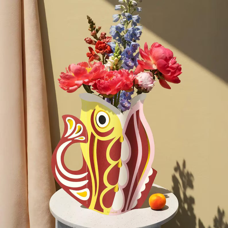 Paper Vase Fish Ruby