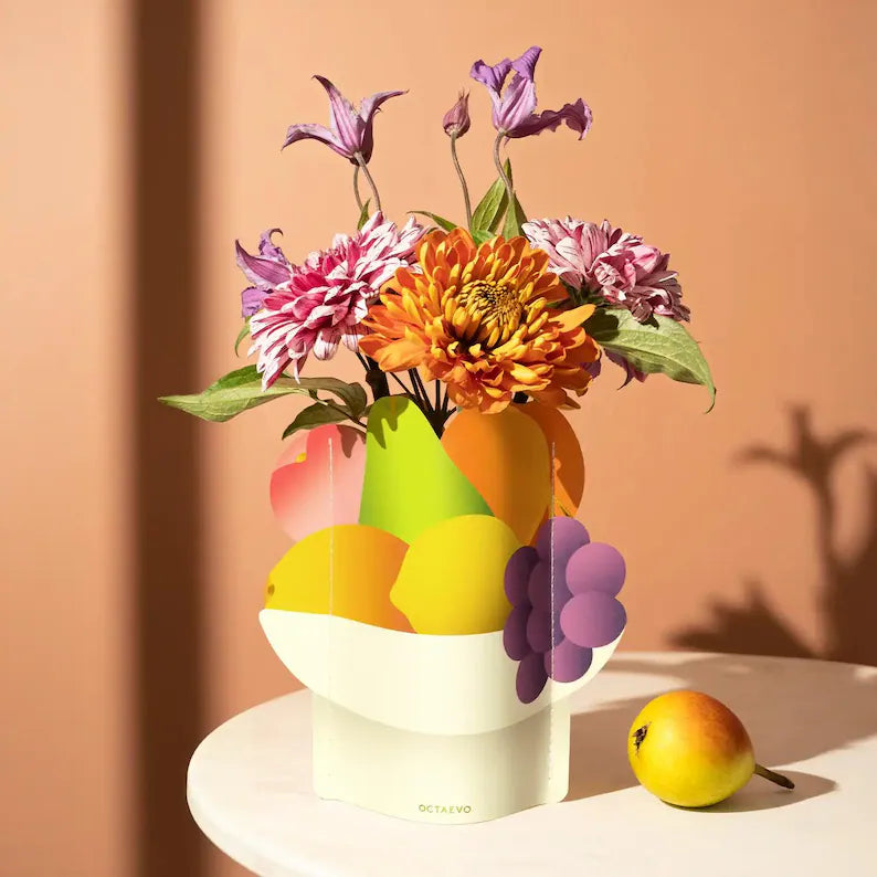 Mini Paper Vase Fruit Bowl